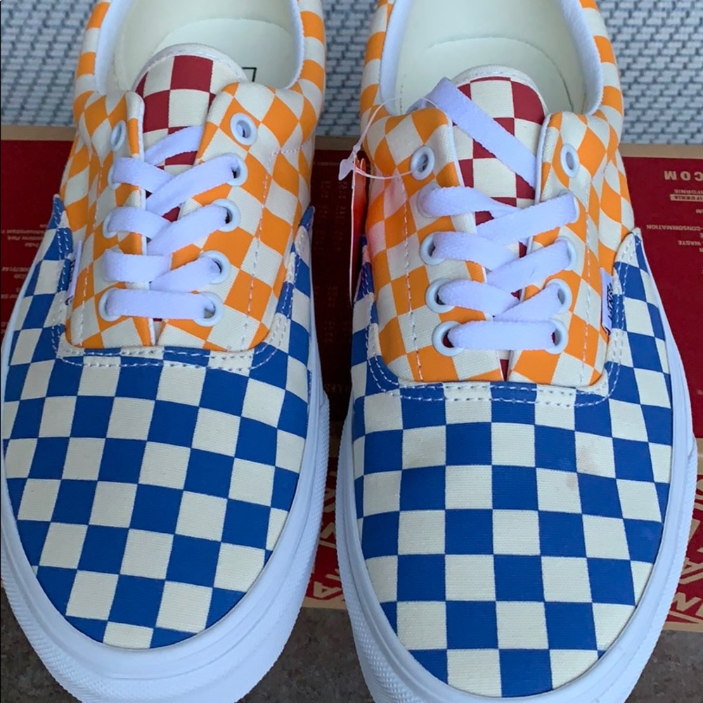 VANS ERA CHECKERBOARD MULTI/TRUE WHITE MEN’s - Picture 9 of 16